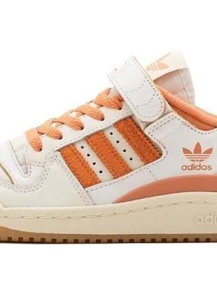 Мужские кроссовки  adidas forum 84 low "cream orange" 41