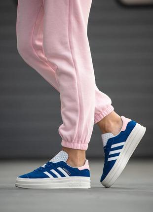 Жіночі кросівки adidas gazelle bold10 фото