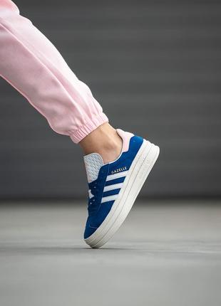 Жіночі кросівки adidas gazelle bold7 фото