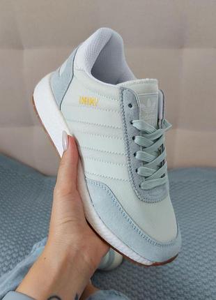 Кросівки жіночі adidas iniki blue адідас ініки