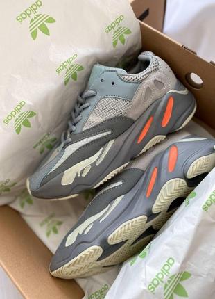 Кросівки чоловічі   adidas yeezy boost 700 v1 inertia grey3 фото