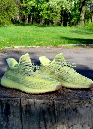 Мужские кроссовки  adidas yeezy boost 350 green