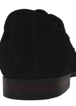 Туфлі класика чоловічі cossottinni натуральна замша, колір чорний, 403 фото