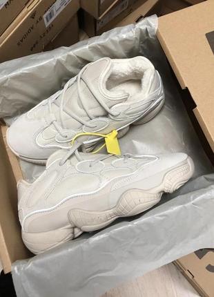 Женские кроссовки  adidas negro yeezy chart 500 (мех) 36