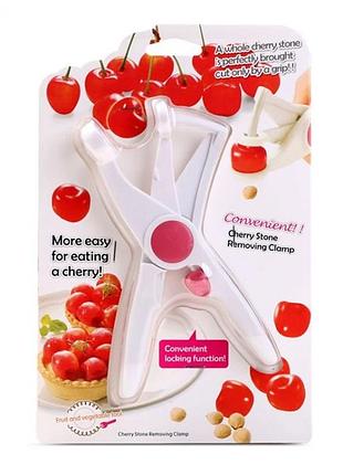 Извлекатель косточек из вишни ручная с фиксатором