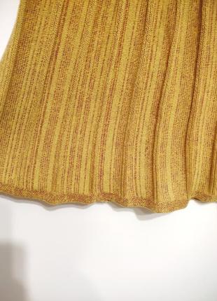 Стильная трикотажная юбка-плиссе4 фото