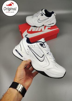 Чоловічі кросівки nike air monarch iv white blue