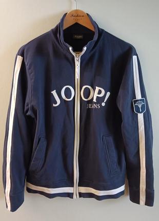 Винтажное худи зепка zip joop sweat jacket in navy