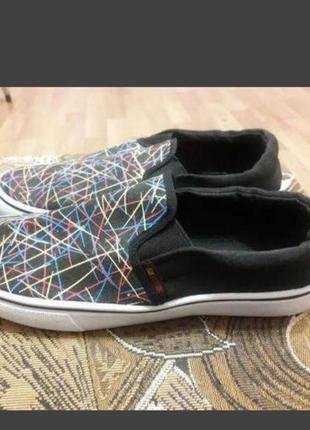 Мокасины джинсовые,необычной раскраски