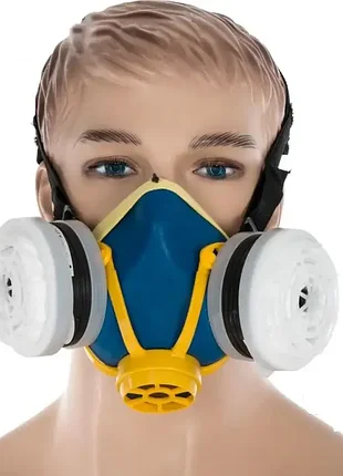 Респиратор полумаска тополь с фильтрами