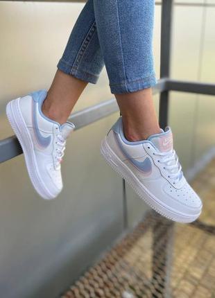 Женские кроссовки nike air force 1 pink найк аир форс форсы6 фото