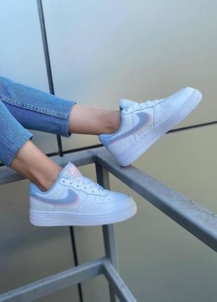 Женские кроссовки nike air force 1 pink найк аир форс форсы2 фото