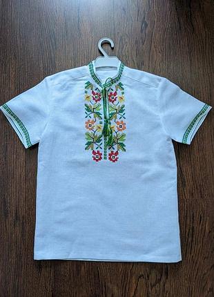 Вышиванка вышитая рубашка для мальчика handmade