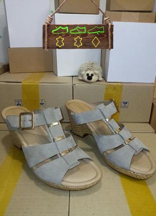 Шлёпанцы на платформе (качество, увеличенная полнота, кожа, германия) #1062