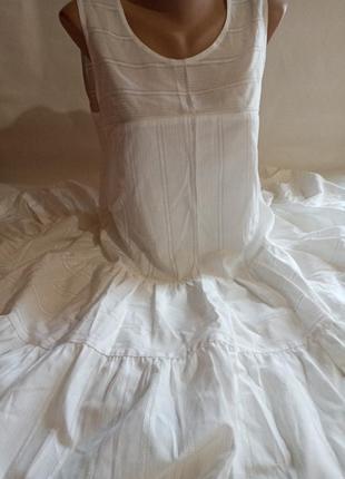 Сукня плаття платье волан оборка сарафан смужка1 фото