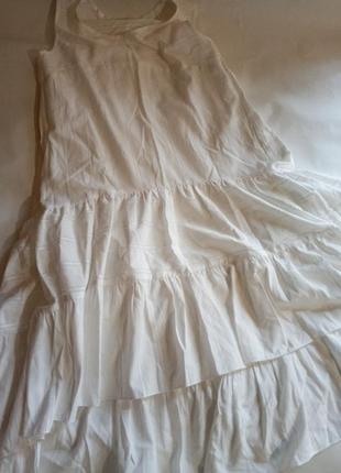Сукня плаття платье волан оборка сарафан смужка4 фото