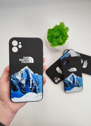 Чехол tnf для iphone  ⁇  the north face volcano case(blue)  ⁇  для айфона  ⁇  качественный принт
