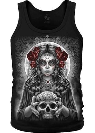 Майка muerte (skull and roses), размер xxl