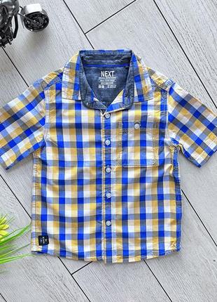 Рубашка в клетку для мальчика