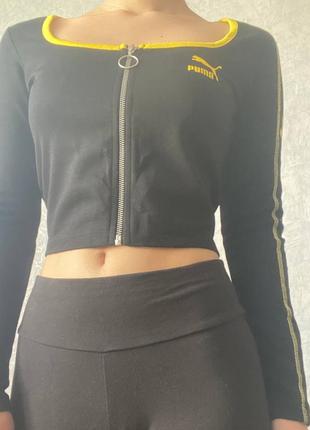 Оригинальный кроп топ puma4 фото