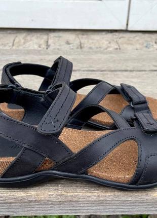 Летние кожаные сандали літні шкіряні сандалі3 фото