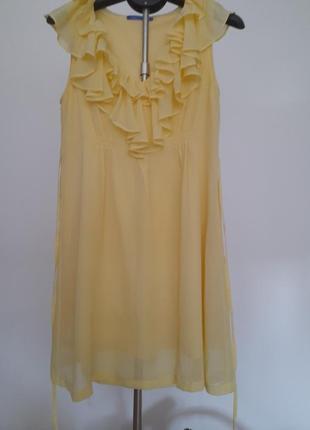 Плаття лимонного кольору