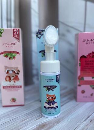 Пенка-мусс для умывания лица с sersanlove moisturizing amino acid cleanser mousse