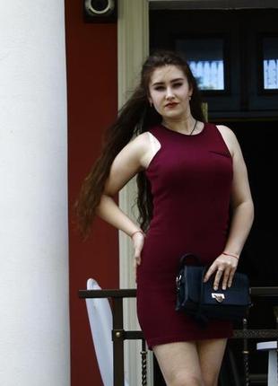 Сукня в рубчик