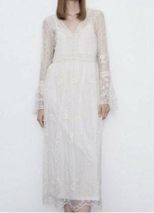 Сукня zara кружевна
