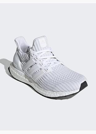 Бігові білі текстильні кросівки  adidas ultraboost 4.0 dna  45-46 розмір