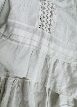 Плаття сукня сарафан льон лляний льняний італія а силуета4 фото