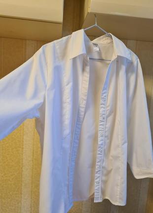Сорочка рубашка біла  р. 16  basics бавовна