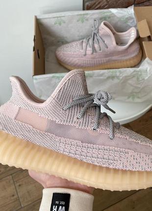 Женские кроссовки adidas yeezy boost 350 v2, synth reflective#адидас