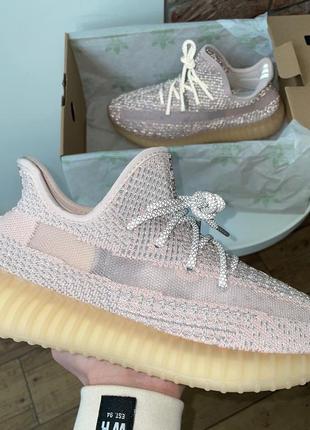 Женские кроссовки adidas yeezy boost 350 v2, synth reflective#адидас3 фото