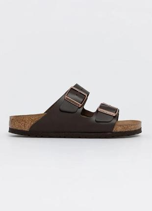 Кожаные шлепанцы birkenstock