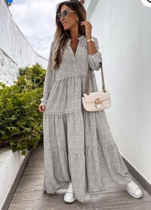 Платье длинное