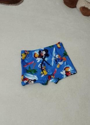 Плавки, шорты для плавания микки маус для мальчика