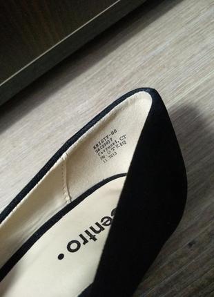 Жіночі чорні туфлі під замш жіночі чорні туфельки розпродаж босоніжки6 фото