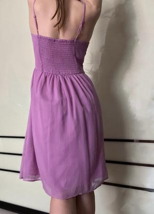 Ніжне плаття кольору лаванди2 фото