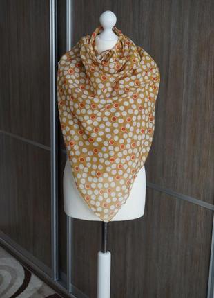 Marc o'polo. невесомый шарф в горохи.