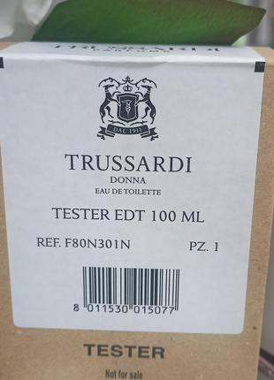 Тестер туалетна вода для жінок trussardi donna 100 мл