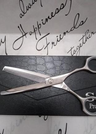Ножницы для парикмахерской филировочные от spl 96806-355 фото