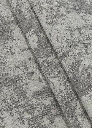 Штори софт "мармур". колір: сірий