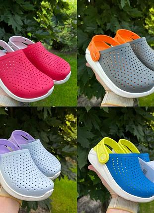 Crocs literide kids кроксы детские р. 23-35 детские кроксы