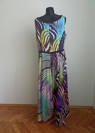 Шовкова сукня з абстракцією2 фото