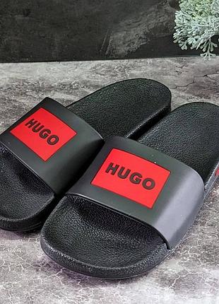 Шльопанці в стилі hugo boss1 фото