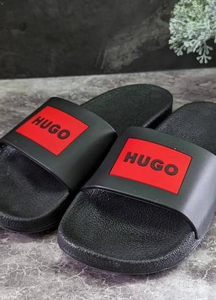 Шлепки в стиле hugo boss2 фото