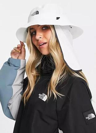 The north face flyweight bucket hat nf0a5fxdkz7 панама оригінал панамка кепка біла