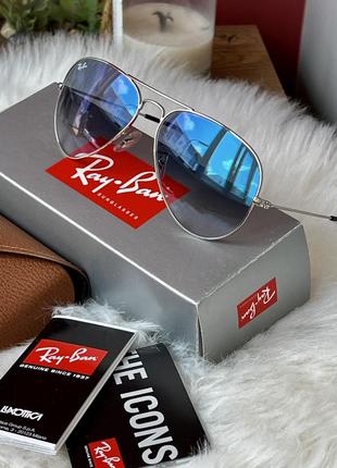 Солнцезащитные очки ray-ban aviator large metal rb30255 фото