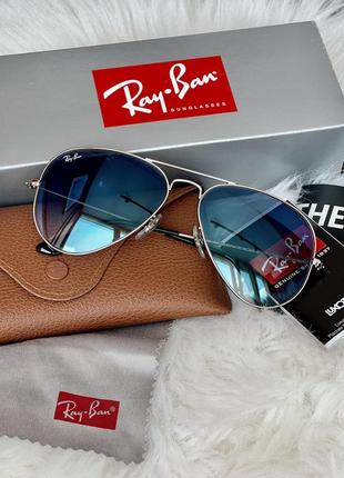 Солнцезащитные очки ray-ban aviator large metal rb30252 фото